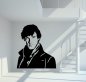 Preview: 46243 Sherlock Wandtattoo